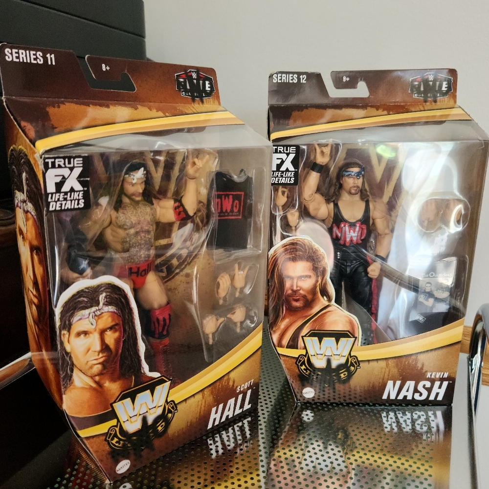 NWO WWE FIGURES LEGENDS SET - Scott Hall and Kevin Nash